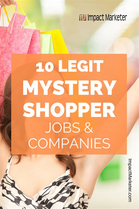 legitimate mystery shop companies